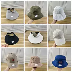 Foreign Trade Original Order Hats with Minor Flaws, Assorted Styles, Wide Brim Sun Protection Hats, Fashionable Baseball Caps, Fisherman Hats