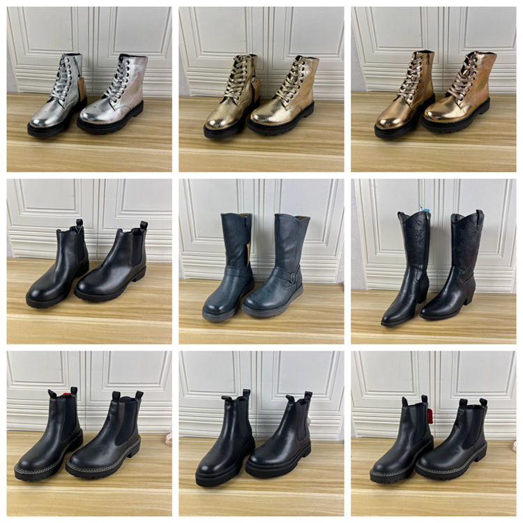 42码独码捡漏圆头侧拉链长靴短靴