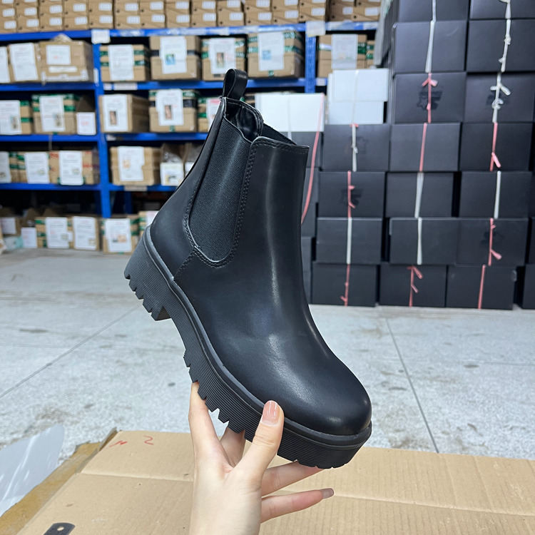 舒适百搭烟筒靴日常外穿女靴子