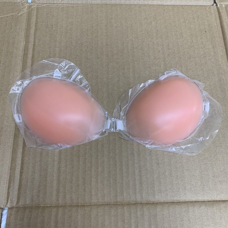 生物胶加厚海绵自粘文胸贴泳衣胸垫女小胸显大防滑婚礼隐形防走光
