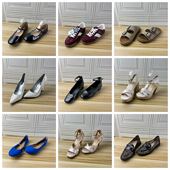 Shoes外贸原单女鞋 时尚 39.5码 Lady 杂款 独码 圆头纯色一字扣凉鞋