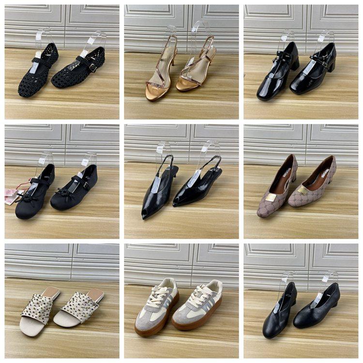 Lady Shoes外贸原单37码杂款时尚女鞋独码通勤一字扣凉鞋单鞋拖鞋