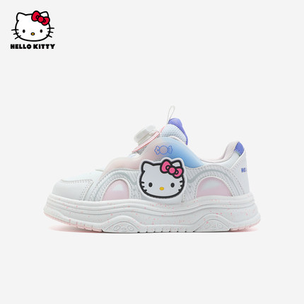 hellokitty童鞋女童休闲板鞋秋季2025新款小学生旋转扣鞋子