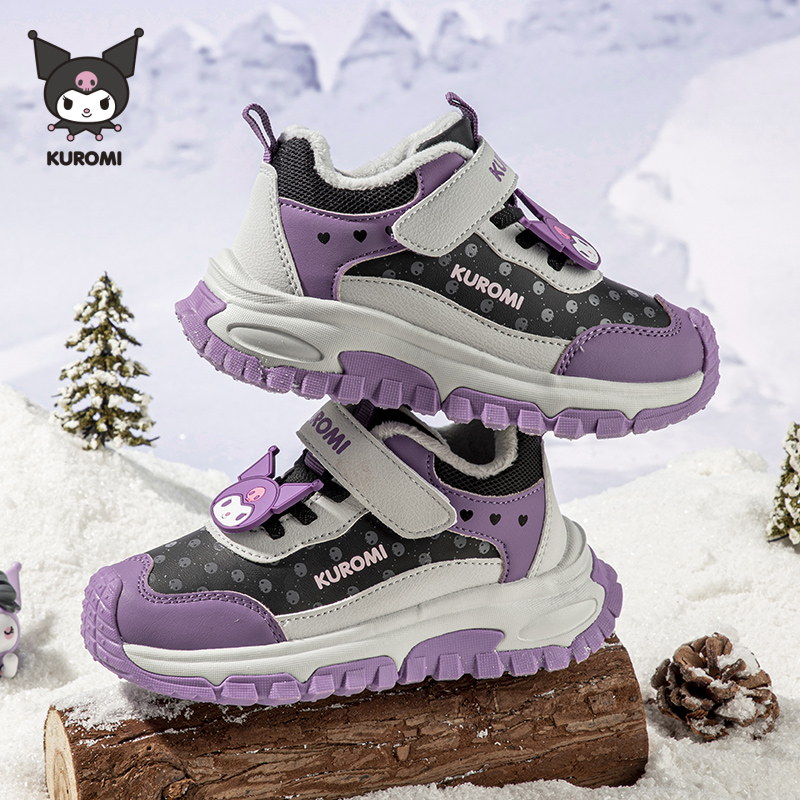 Kuromi库洛米女童鞋2025冬季新款