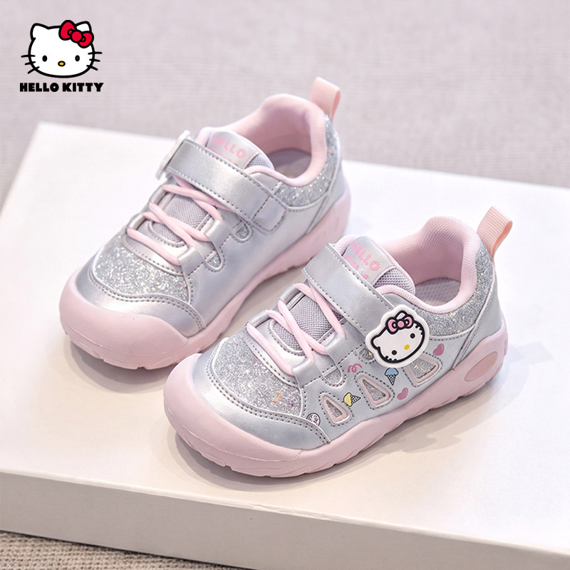 hellokitty童鞋女童运动鞋秋冬季2026新款百搭轻便软底儿童休闲鞋