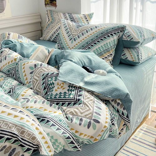 100%全棉斜纹被套内外皆全棉