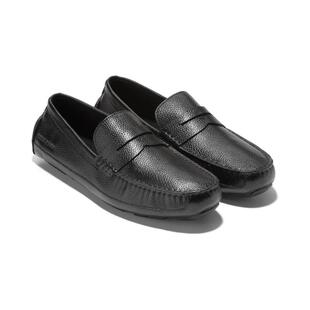 乐福鞋 Haan男士 透气轻便缓震灵活真皮缝线细节套脚设计 Cole 代购