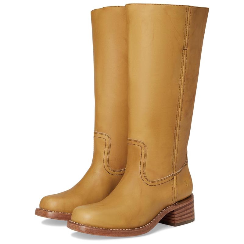 代购FRYE女士长筒靴耐用耐磨舒适透气牛皮鞋面牛皮内里牛皮鞋垫