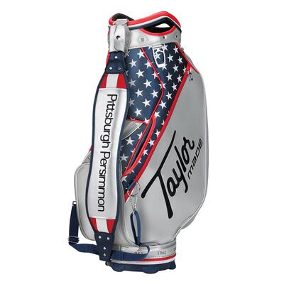 代购Taylormade男士高尔夫球包多层收纳饮料夹层雨罩设计