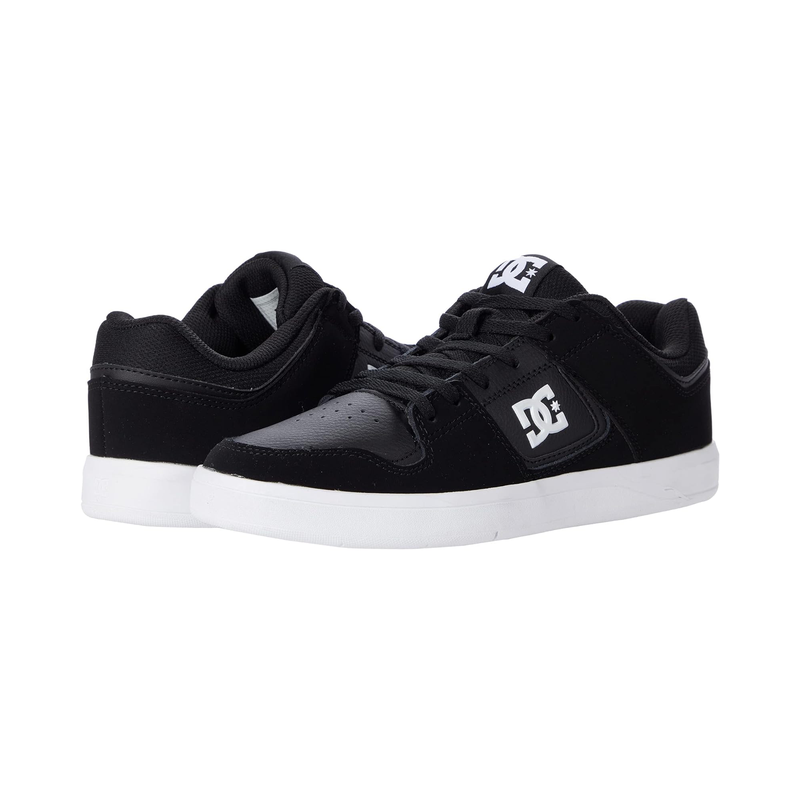 代购DC男士滑板鞋缓震鞋底耐磨橡胶外底透气内衬加垫鞋舌黑色