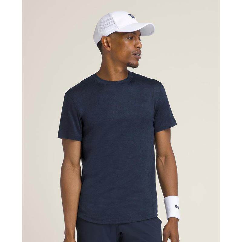 代购Wilson威尔胜男士运动T恤透气速干防异味贴身舒适短袖圆领