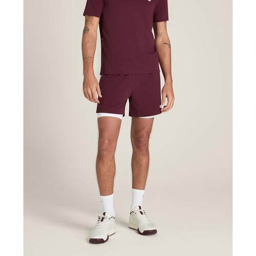 代购Wilson男士网球短裤快干透气可调节腰围内置储物袋球袋设计