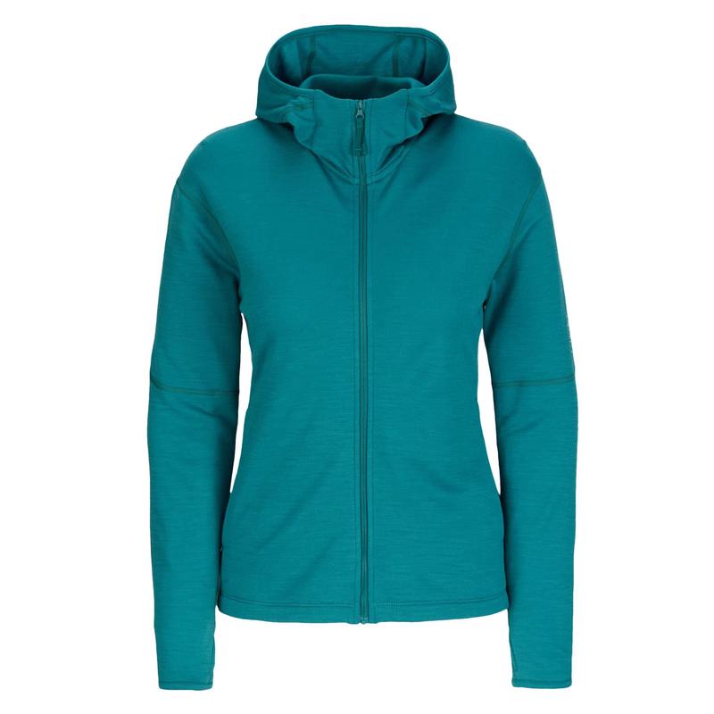 代购icebreaker女士抓绒衣保暖防风透气保暖外套连帽长袖户外上