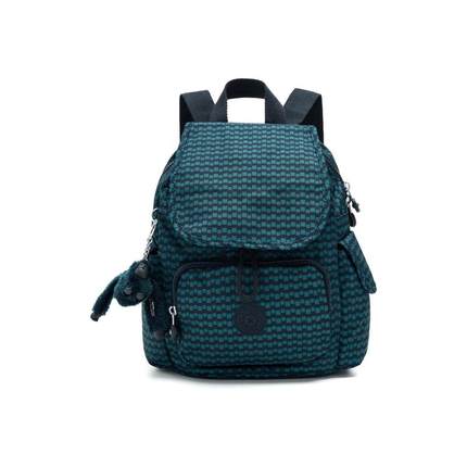 代购Kipling女士迷你双肩包轻便携带分区收纳拉链闭合防泼水表面