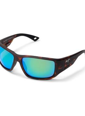 MauiJim男士太阳镜偏光防紫外线抗眩光高清视野矩形框纹