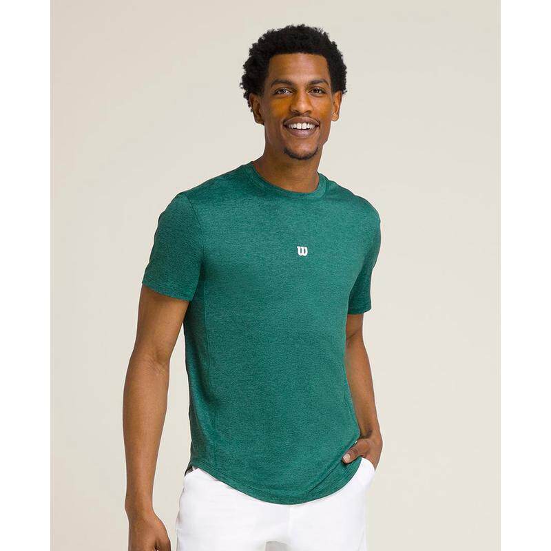 代购Wilson威尔胜男士运动T恤速干透气防异味贴身舒适短袖圆领