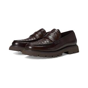海外代购Steve Madden/思美登男士休闲皮鞋一脚蹬增高圆头厚底