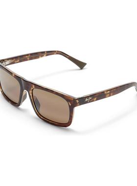 MauiJim女士太阳镜防眩光紫外线防护色彩增强抗冲击方形框纹