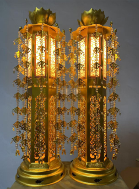 佛堂幢幡佛幡经幢圆幢经幡长幡法幢金幡挂幡寺庙装饰璎珞灯