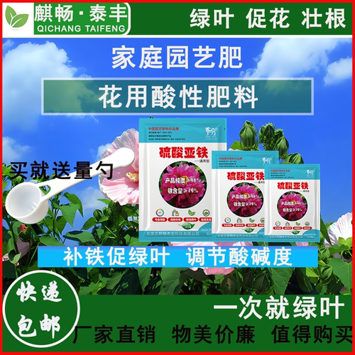 硫酸亚铁花肥料花卉调酸水溶肥