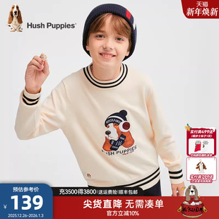 男童厚线衣宝宝童趣女童休闲针织衫 暇步士童装 儿童毛衣25秋冬新品