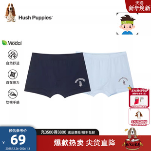 大童纯棉透气儿童平角短裤 25秋冬新品 男童内裤 暇步士童装