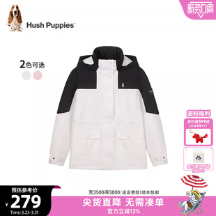 连帽棉袄 中大童保暖加厚外套儿童工装 暇步士童装 女童棉服秋冬新款