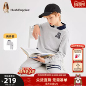 男童套装 春秋装 新款 暇步士童装 大童学院风休闲卫衣儿童宽松运动裤