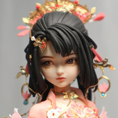 正比萝莉二次元 超轻粘土软陶泥翻糖脸模 精灵人脸模具 轻风阁