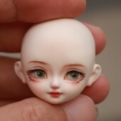 粘土超轻黏土软陶泥石塑翻糖ob11硅胶模具脸模 豆豆q版 轻风阁