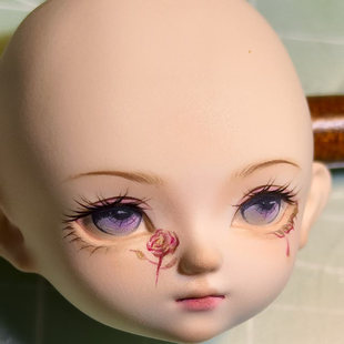 【轻风阁】q版粘土Q版超轻黏土软陶泥石塑翻糖ob11硅胶模具脸模