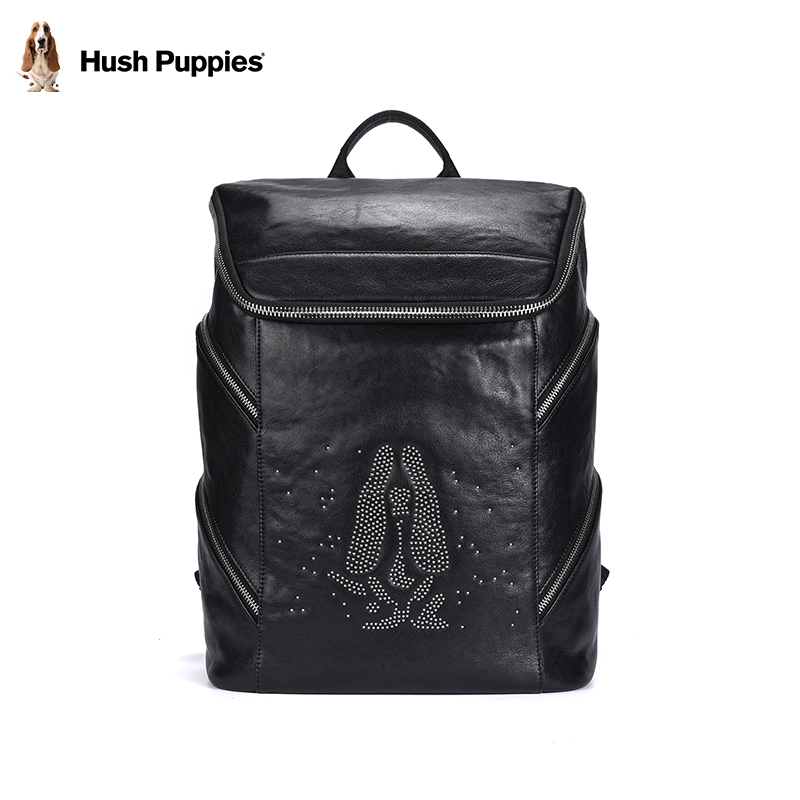 HushPuppies/暇步士真皮双肩包