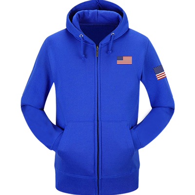美国运动体育加绒外套开衫卫衣