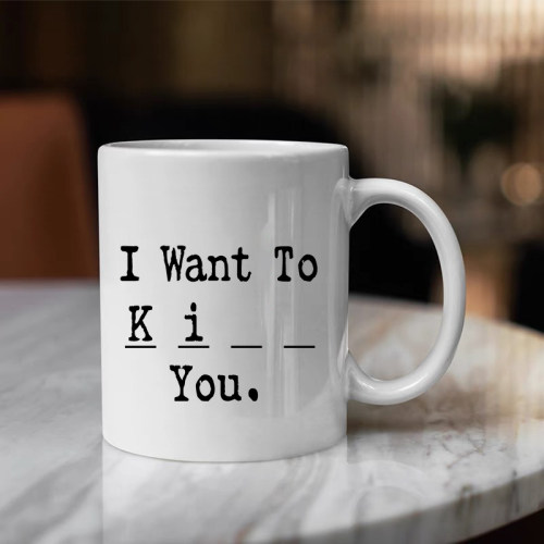 I Want To 给你一个机会 陶瓷马克杯水杯杯子办公室水杯礼物杯B