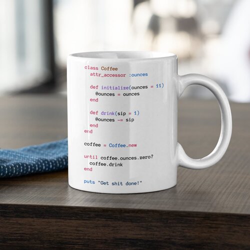 Ruby_Coffee_Classc++程序员code陶瓷杯礼物马克杯子创意咖啡杯