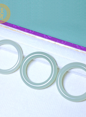 珪宝和田玉直播高冰晴水手镯玉镯胖圆条玉镯起冰起胶镯子私拍无效