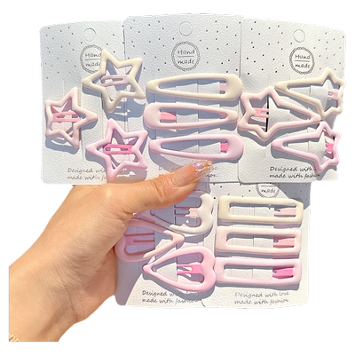 星星爱心发夹合集甜美可爱多巴胺