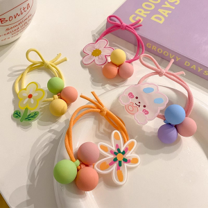 儿童皮筋头绳小女孩扎头发高弹力发圈女童不伤发马尾发绳【试用】