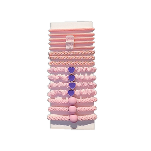 头绳女儿童2025新款韩版皮筋高弹力女童丸子头马尾发圈女扎头发绳