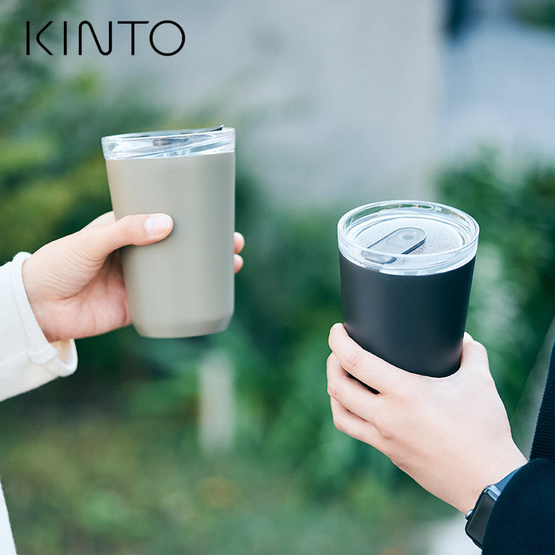 日本KINTO to go 保温咖啡杯 车载便携随行杯 双层不锈钢情侣水杯
