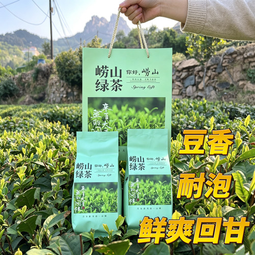 崂山绿茶2026年新茶青岛特产崂山绿茶散装原产地豆香耐泡250g