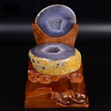 Агат Поли -сокровища сокровища Пакет Кристаллистал Кристал Очистить и отразить кристаллическую пещерную пещерную пещерную пещер