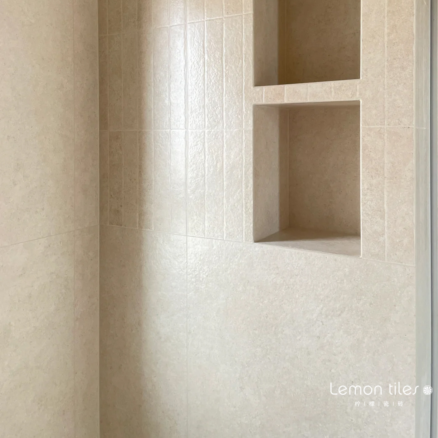 法式复古莱姆石微哑质感砖600x1200卫生间墙砖厨房阳台防滑地砖