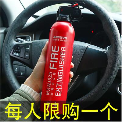干粉车载灭火器私家车年审通过小汽车车用三脚架小型消防器材便携