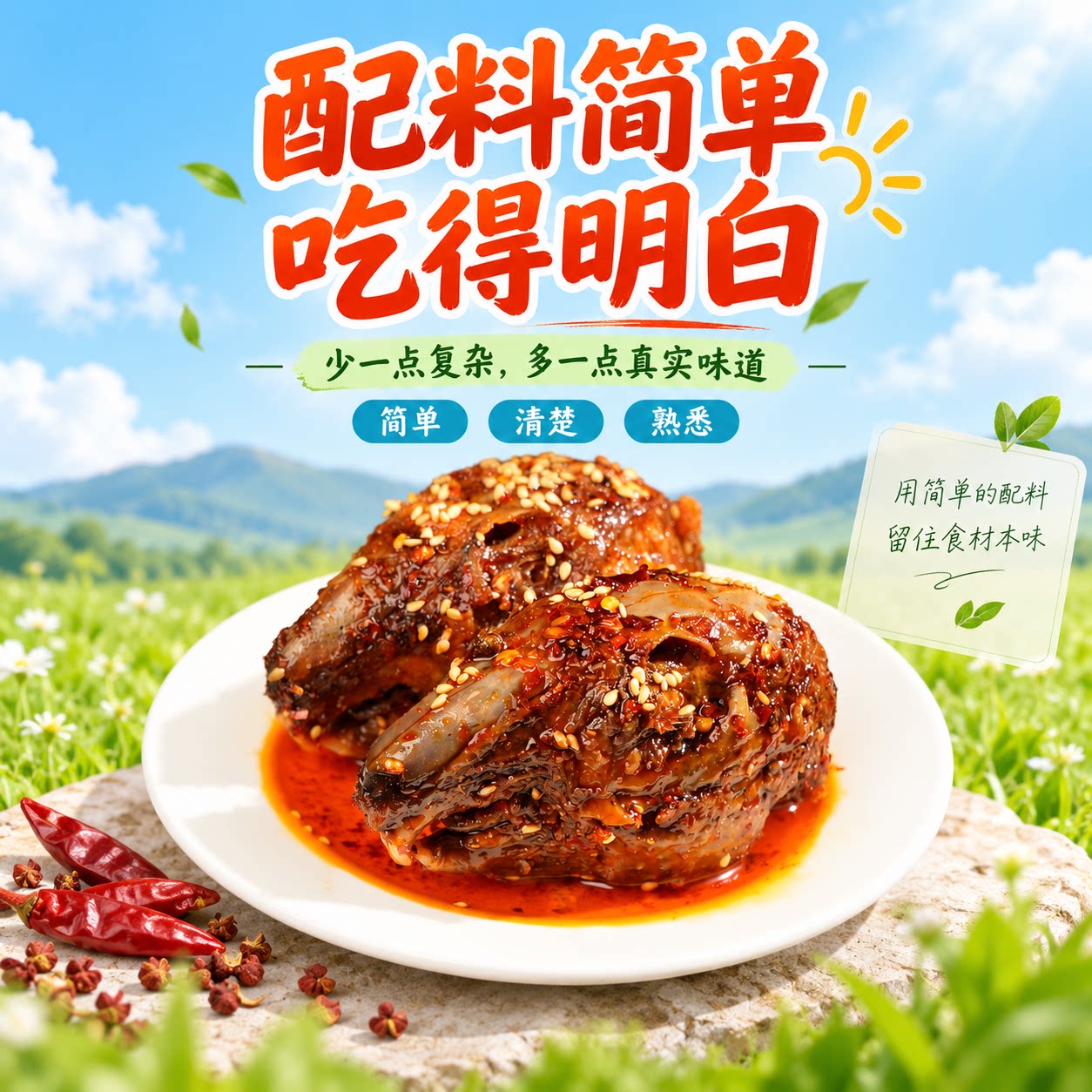 肖三婆成都老妈兔头麻辣冷吃兔卤味熟食肉类零食开袋即食网红小吃图片