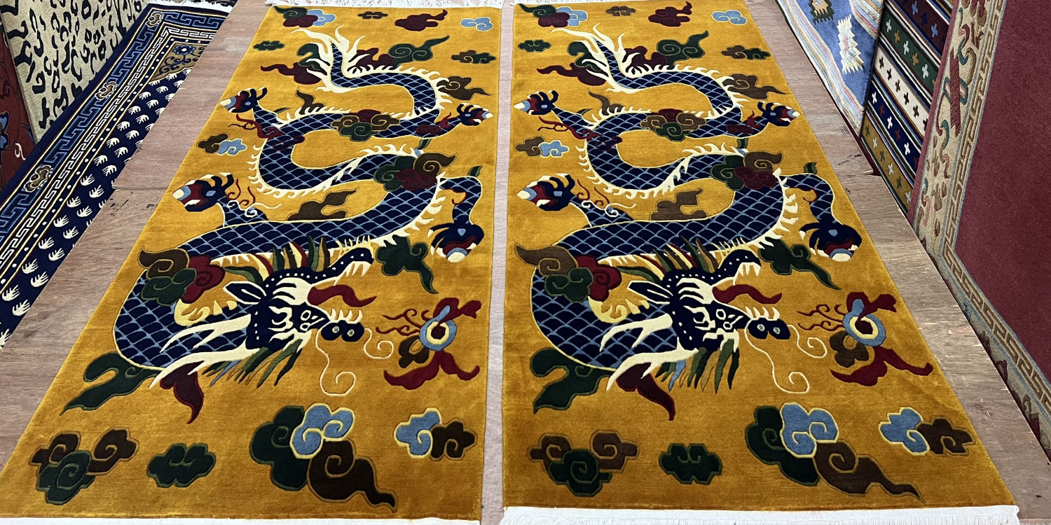器世界尼泊尔纯手工羊毛毯地毯直邮藏式120织卧室客厅家用客厅24