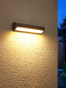 阳台壁灯超亮户外房屋外墙花园露台壁灯户外防水庭院洗墙机