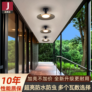 户外吸顶灯防水防虫别墅亭子凉亭室外阳台过道花园院子庭院照面灯