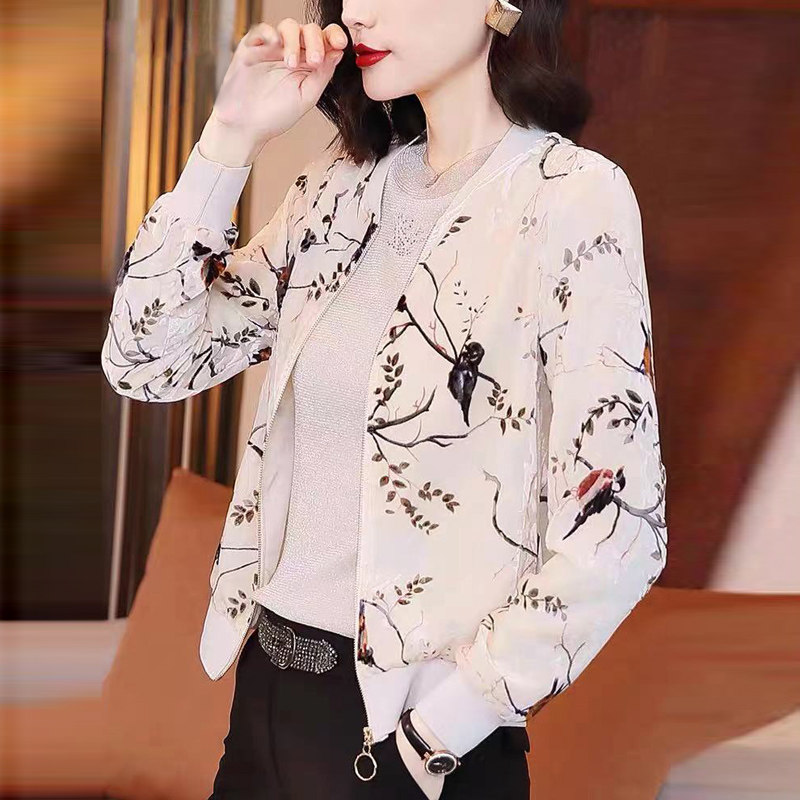 休闲金丝绒短款外套女秋季女装最新款衣服韩版宽松洋气棒球服夹克