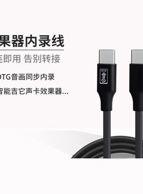 Sonicake Pocket Master口袋效果器内录线 gp200双头TYPEC手机OTG